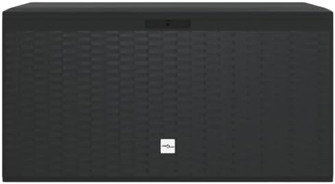 vidaXL Patio Storage Box Anthracite 44.9"x18.5"x23.6