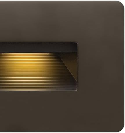 Hinkley Landscape Lighting Luna Horizontal 12v Step Light, Low-Voltage, 2700K...