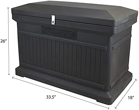 RTS Home Accents ParcelWirx Premium Horizontal Storage Cabinet/Lockable Packa...