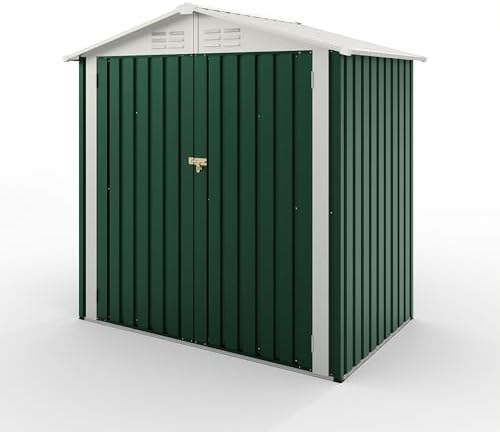 Garvee 6x4 FT Storage Shed – 130 Cu Ft, Sloped Roof, Weatherproof