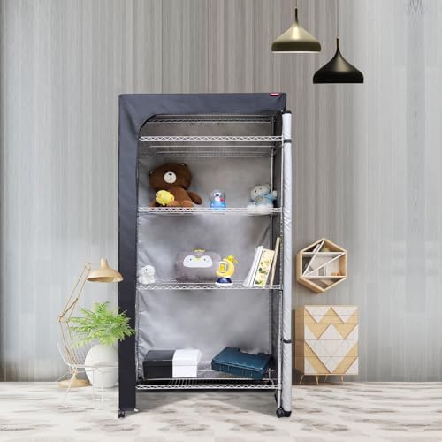 Shelf Dust Covers for Wire Shelving, Fits 48" W x 18" D x 72" ...