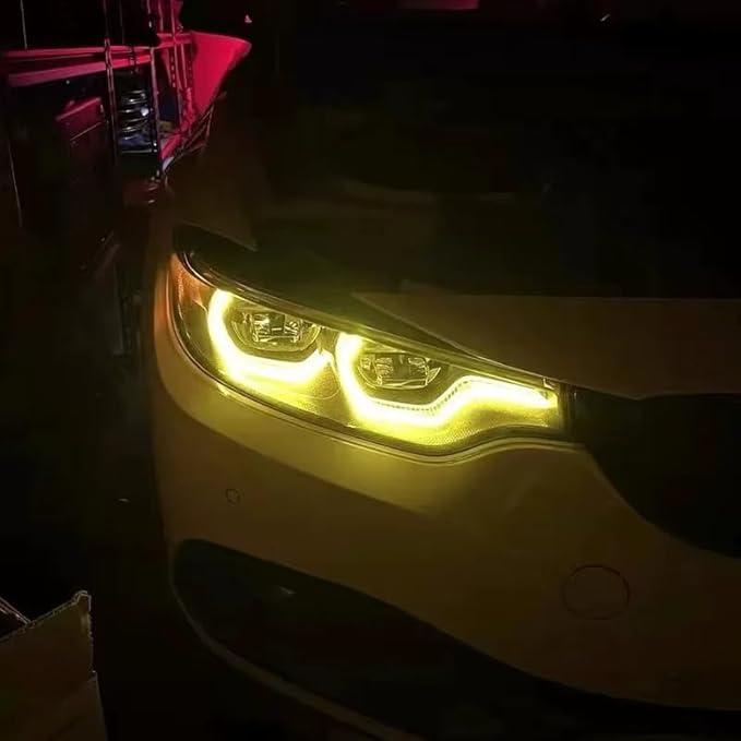 SOCAL-LED LIGHTING Yellow Angel Eye Daytime Running Light DRL Adaptive