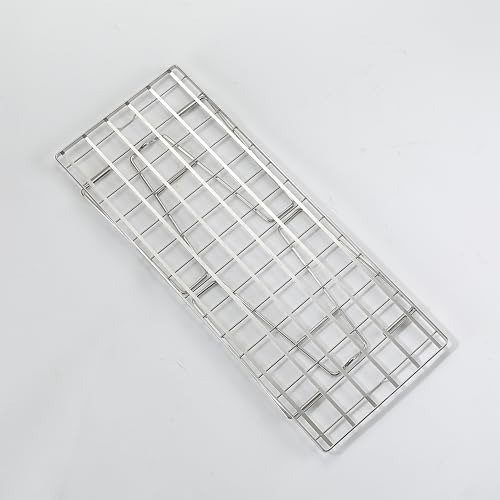 CAMPINGMOON Foldable Mesh Camping Rack Stackable Camp Storage Shelf Fire Pit ...