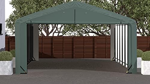 ShelterLogic ShelterTube Garage & Storage Shelter, 20' x 32' x 10...