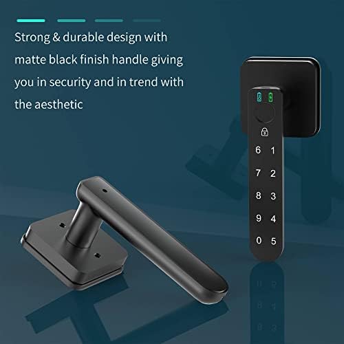 Foxgard Smart Fingerprint Door Lock,Biometric Door Lock, Electronic Door Knob...