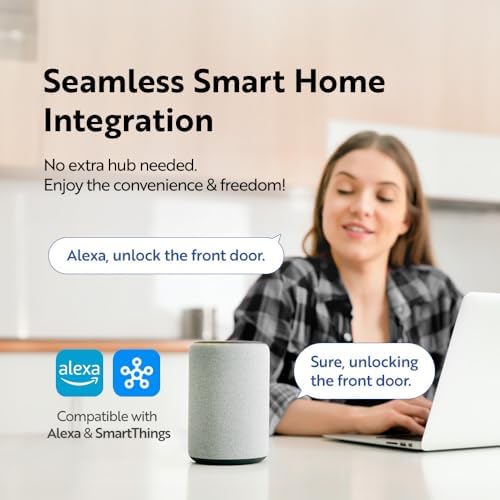 GT5K Smart Lock – Keyless Entry Door Lock with App, Keypad, and Mechanical Ke...