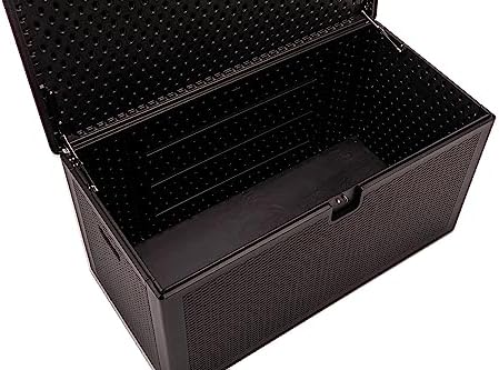 BTExpert Set of 2, 150 Gallon Extra Large Deck Box Outdoor Storage Container ...