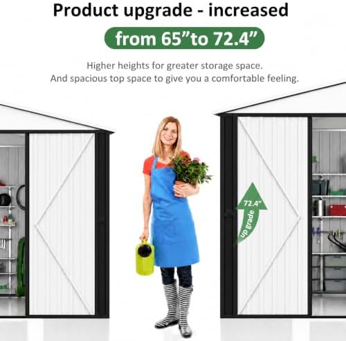 Polar Aurora 6x8 FT Outdoor Storage Shed