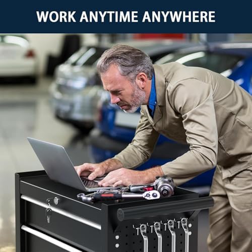 5-Drawer Metal Rolling Tool Chest with Wheels,Tool Storage Cabinet with Locki...