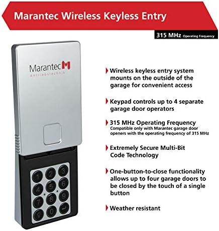 Marantec Wireless Keyless Entry System for Garage