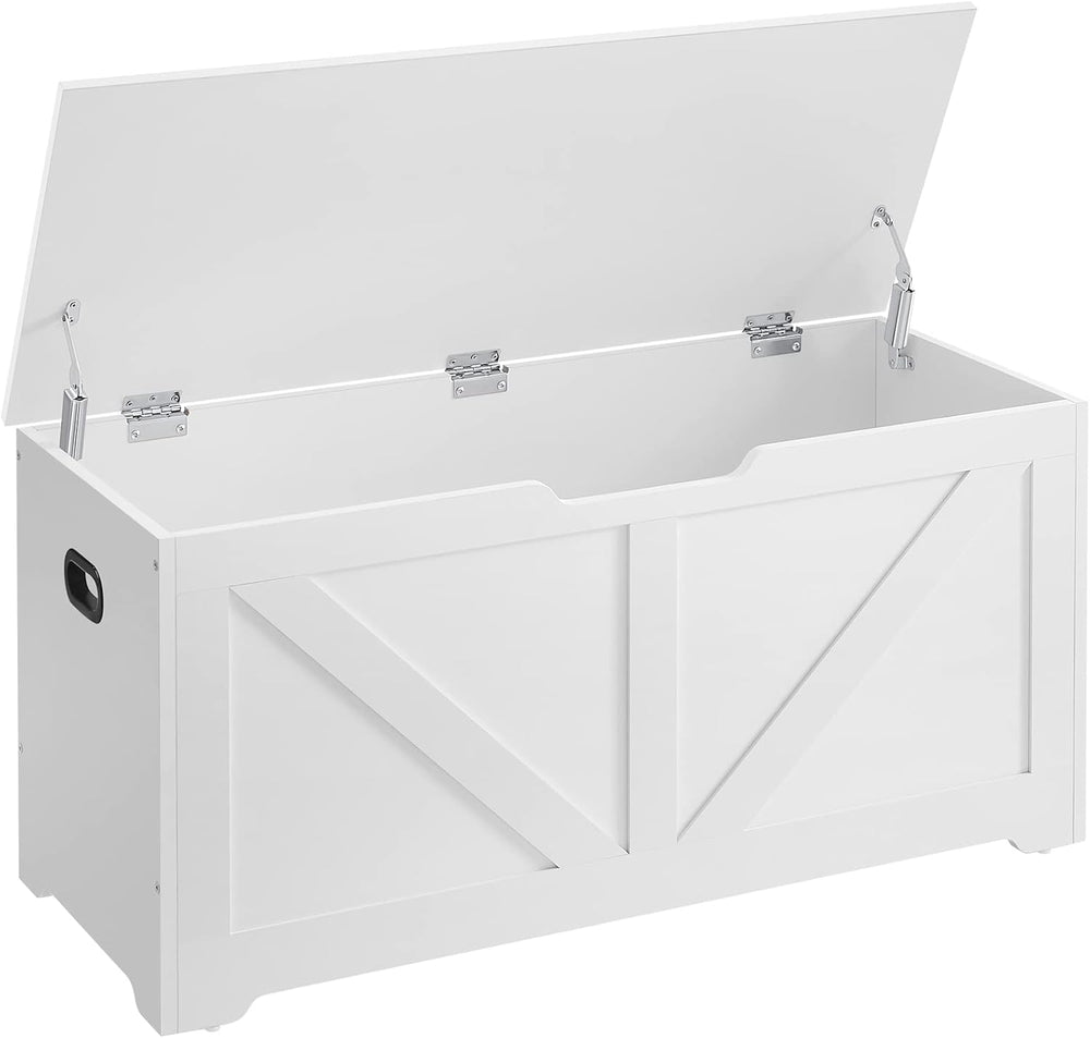 VASAGLE Storage Chest with 2 Safety Hinges, 15.7 x 39.4 x 18.1 Inches