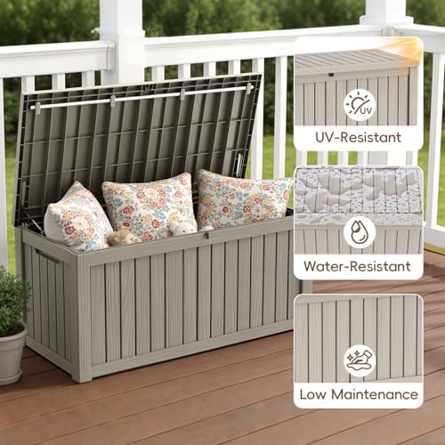 LubanNese Outdoor Storage Box, Waterproof Deck Box, Outdoor Patio Storage Bin...