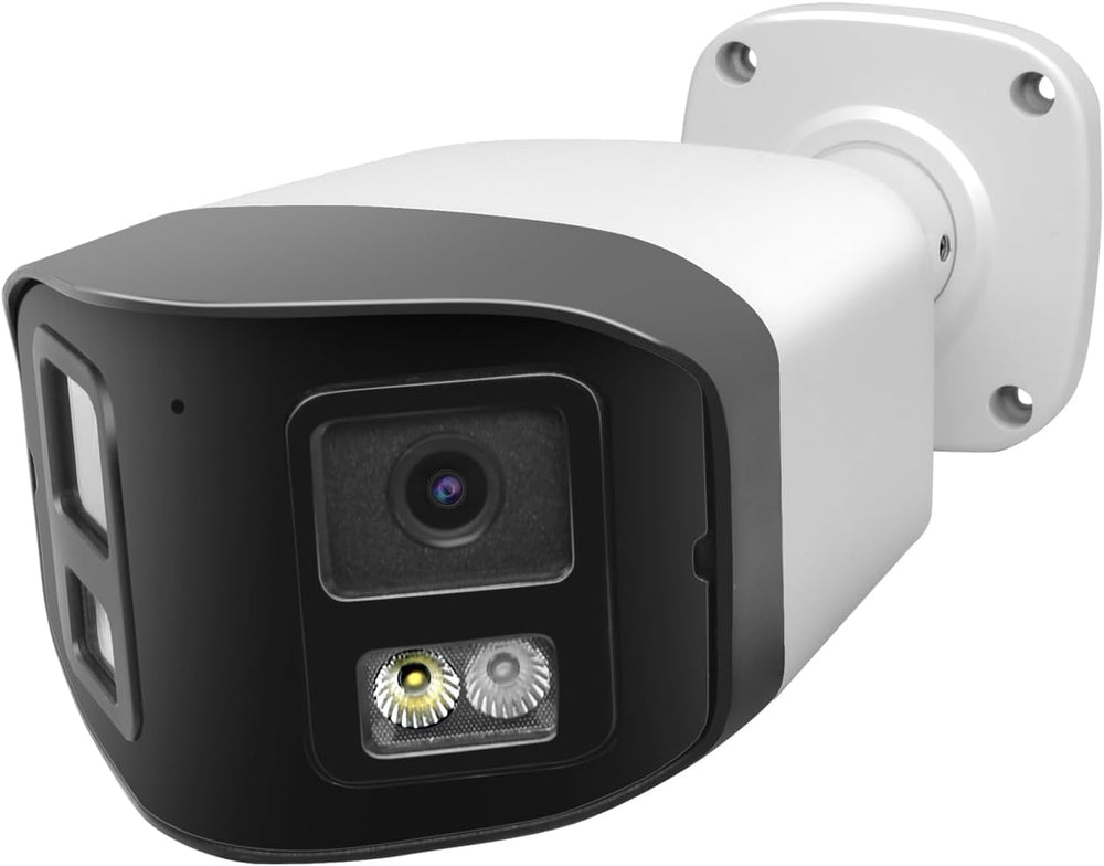 4MP 180 Degree Dual Lens PoE IP Security Camera with Two Way Talk