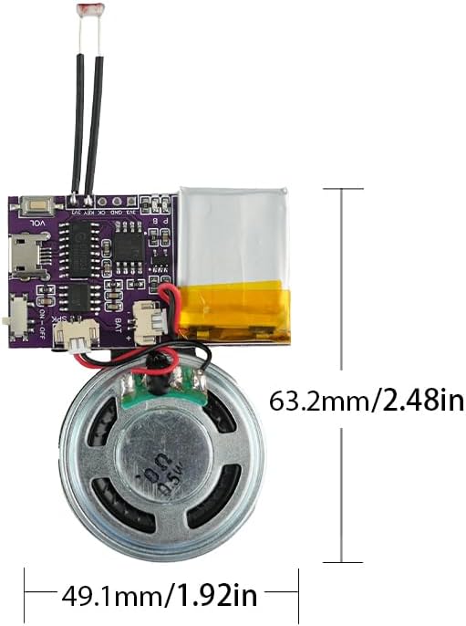 Voice Module, MP3 Music Sound Chips, 16MB Sound Module