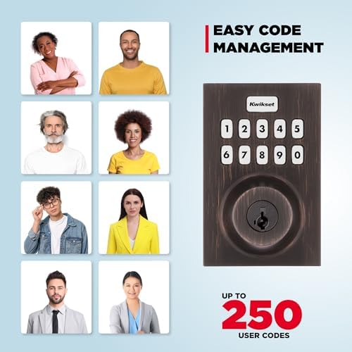 Kwikset HomeConnect 620 Z-Wave Long Range Enabled Keypad Smart Lock Convenien...