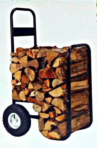 Firewood Hand Truck Caddy - With Cover - 200lb Cap -No Flat Wheels