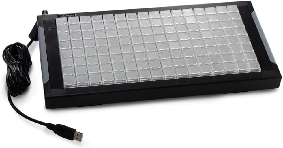 X-keys Programmable Keypads and Keyboards (128 Keys, XKE-128) Made in USA