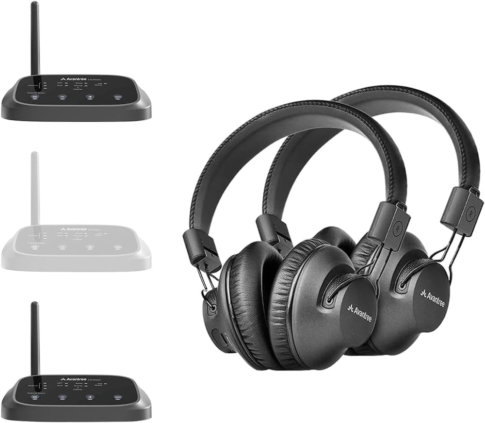 Avantree Shift - Wireless TV Multiple Headphones Pack,
