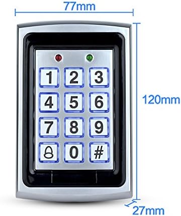 LIBO Waterproof Access Control Keypad Proximity RFID Controller, Suitable for...