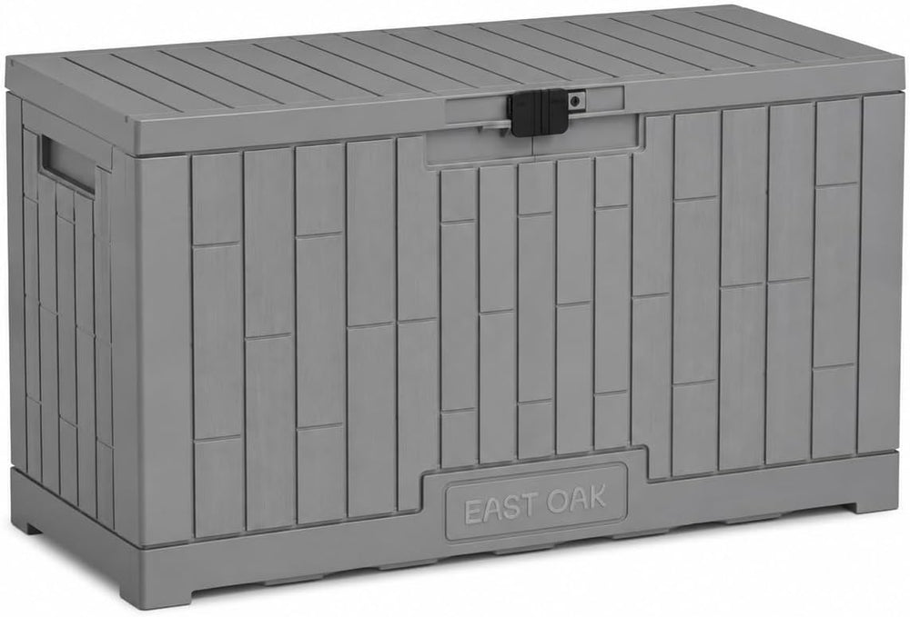 EAST OAK Outdoor Storage Box, 60 Gallon Deck Box Indoor and Outdoor Use, Wate...