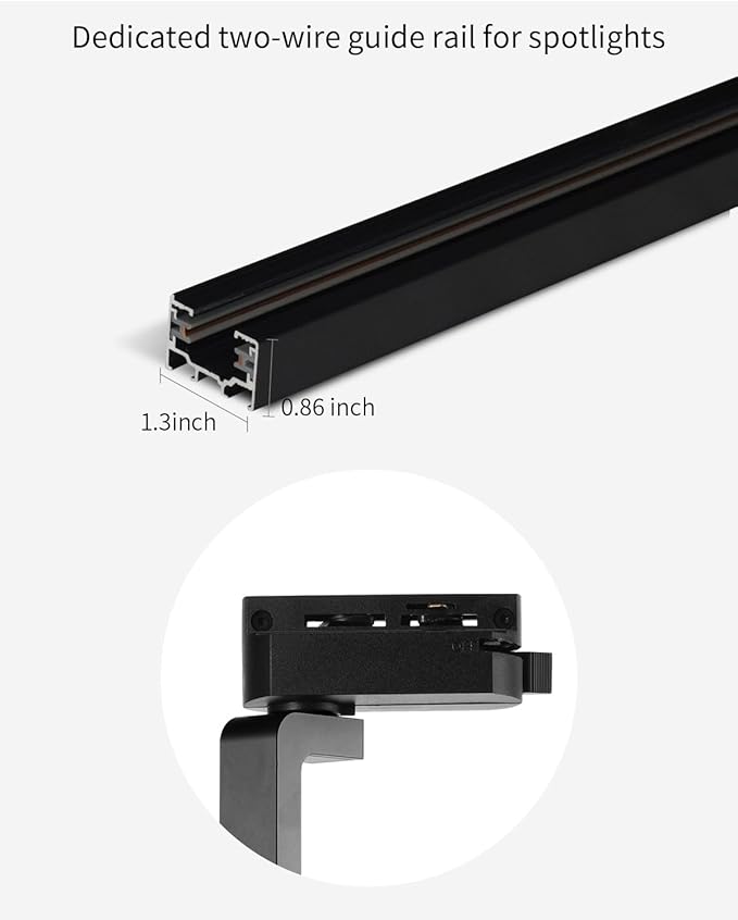 Gpaillumic LED Track Lighting Heads Compatible