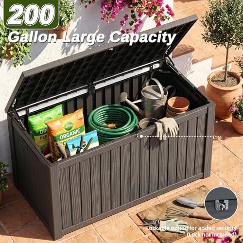 200 Gallons Outdoor Storage Deck Box
