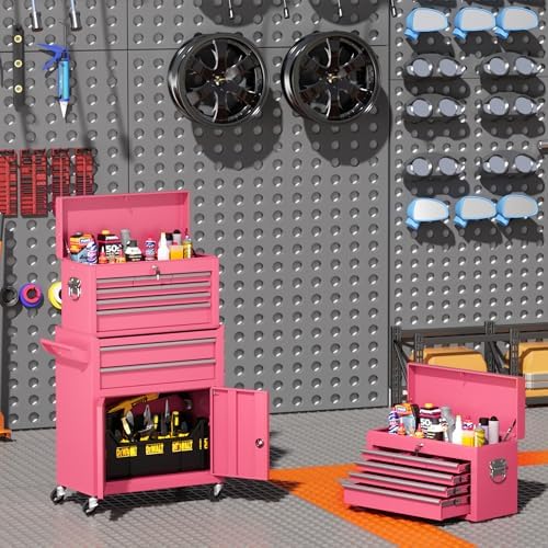INTERGREAT Tool Chest, Tool Cabinet with 8 Drawers, Detachable Organized Tool...