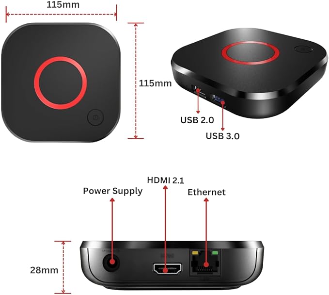 Raxxio MAG544w3 TV Set-Top Box
