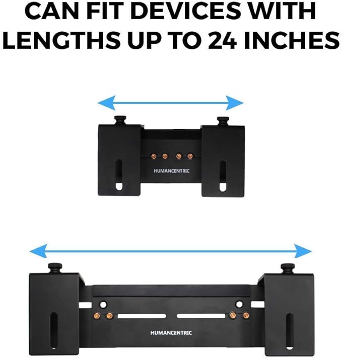 HumanCentric Adjustable Device Wall Mount, Cable Box and Modem Bracket