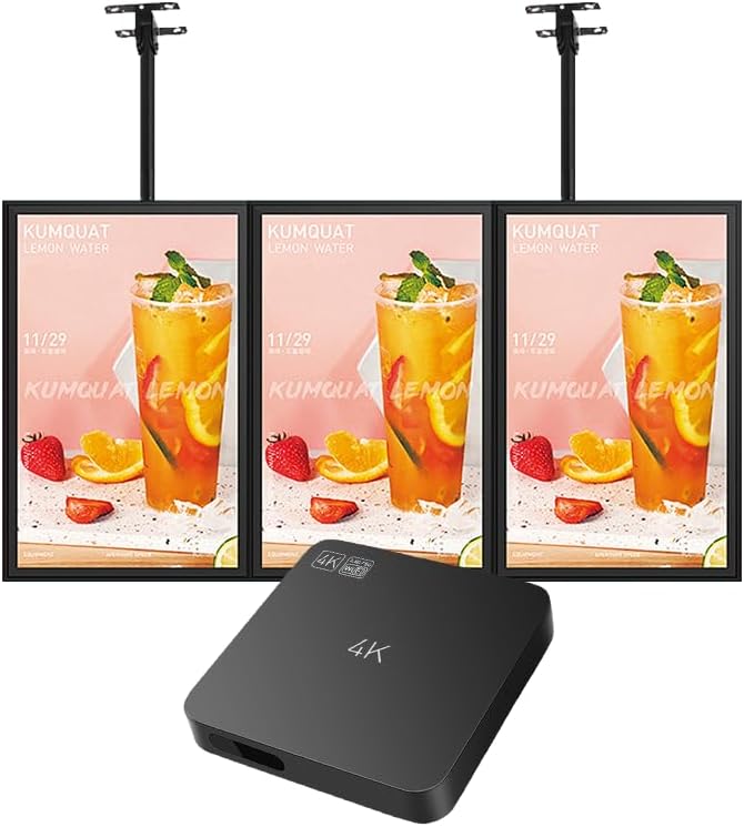 Lunzn HDMI Advertising Media Player USB Video Player Non-Subscription CMS