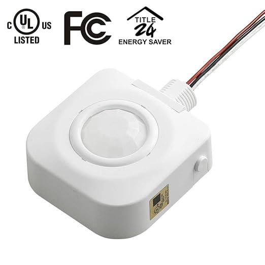 ECOELER High-Bay Occupancy Sensor Switch, 360° Passive Infrared PIR Ceiling (...