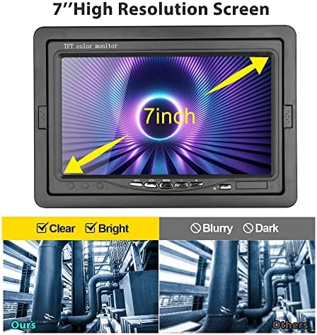 Sewer Camera 7″ Monitor Plumbing Snake Pipe Inspection Video Camera