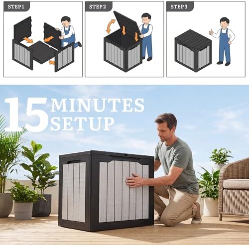 YITAHOME 35 Gallon Deck Box