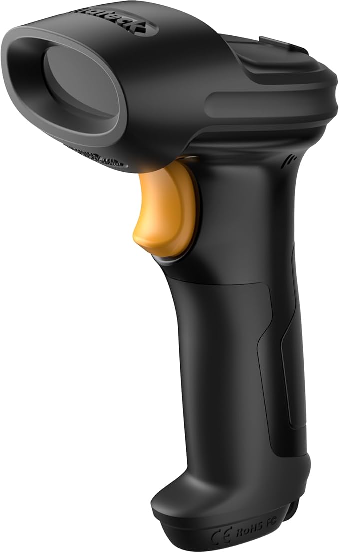 Inateck 2D Barcode Scanner, Wireless Bluetooth QR Code Scanner