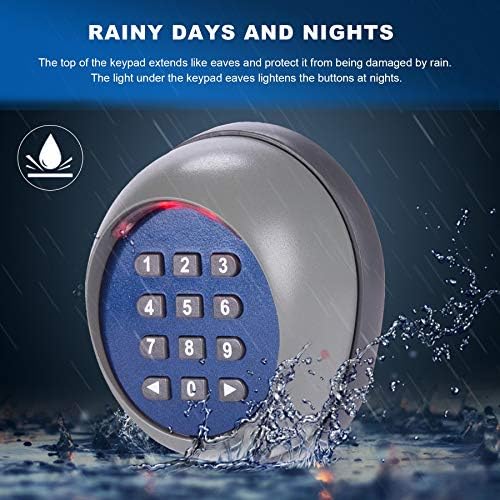 CO-Z Security Wireless Automatic Code Entry Gate Keypad Remote Operator Panel...