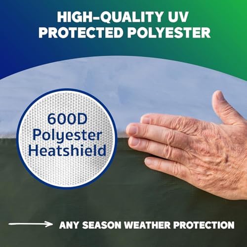 YardStash Deck Box Cover - Heavy Duty, Waterproof Covers for Outdoor Cushion ...