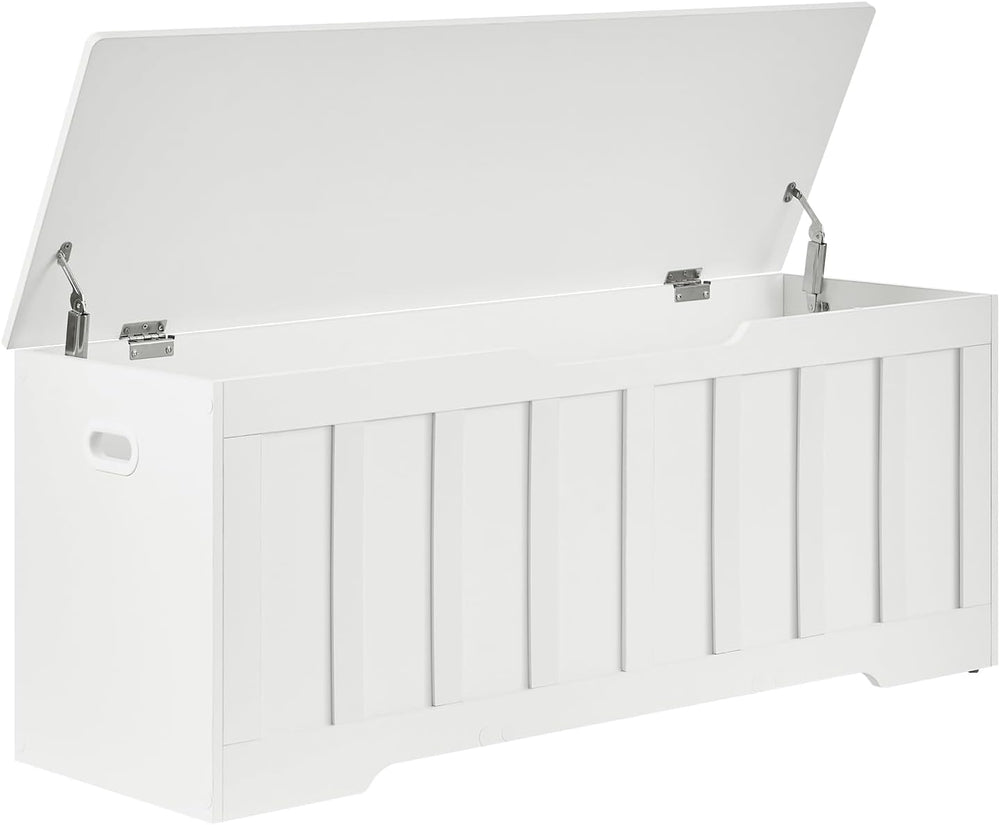 VANKILEY 47.2" Storage Chest Extra Large, Storage Bench.(White)