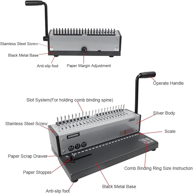 Rayson SD-1201 Binding Machine Punching and Binding
