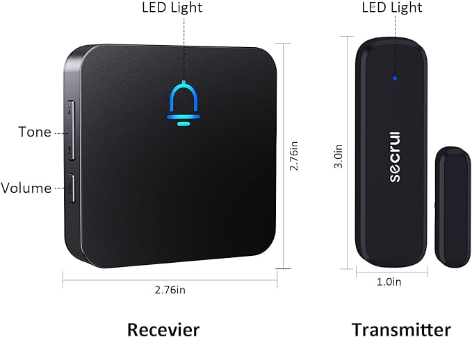 Wireless Door Chimes When Door Open Entry