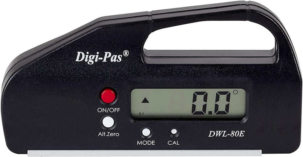 DigiPas DWL80E Pocket Size Digital Level, Electronic Angle Gauge, Protractor