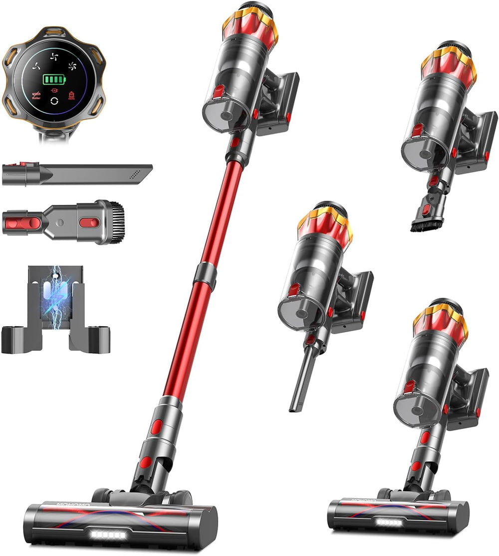 Cordless Vacuum Cleaner, 650W 55KPa 70Mins Vacuum Cleaners