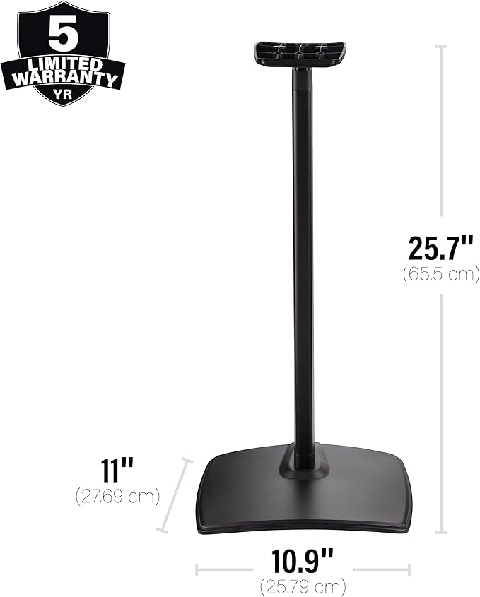 Sanus Height Adjustable Speaker Stand