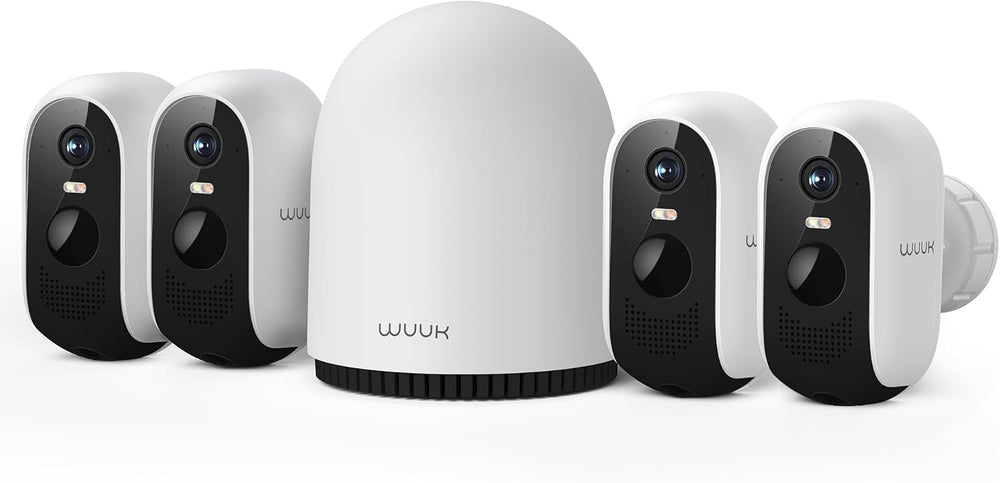 WUUK Security Cameras Wireless Outdoor, Indoor Camera, Home Surveillance System