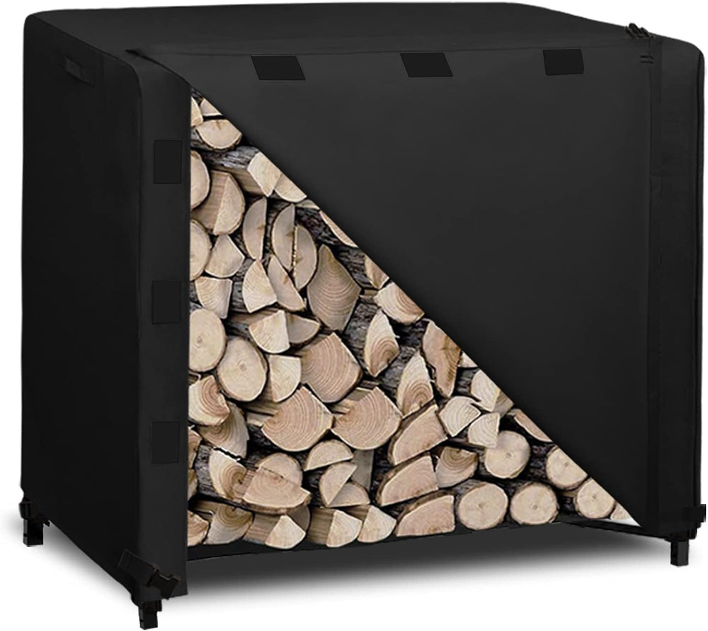 Easy-Going 4 Feet Outdoor Log Rack Cover Waterproof Weatherproof Firewood Cov...
