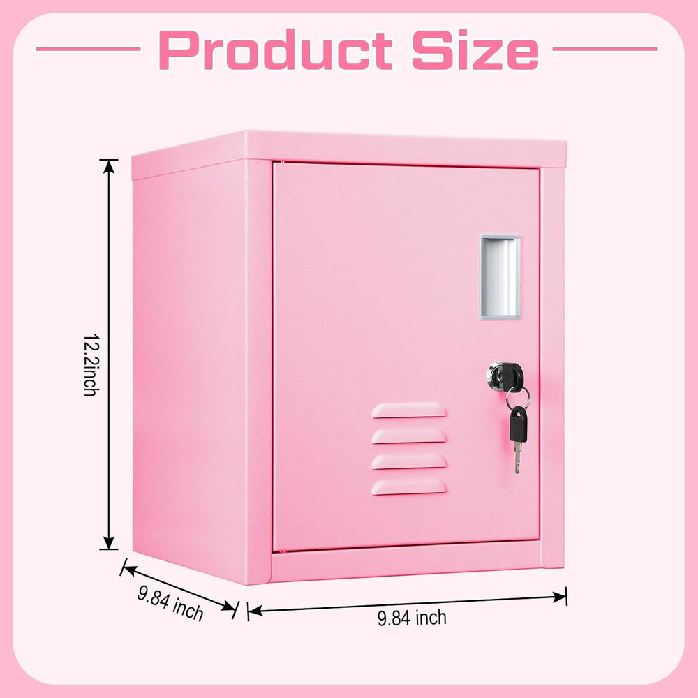 Suzile Lockable Storage Cabinet Metal Lockable Steel Storage Cabinet Organize...