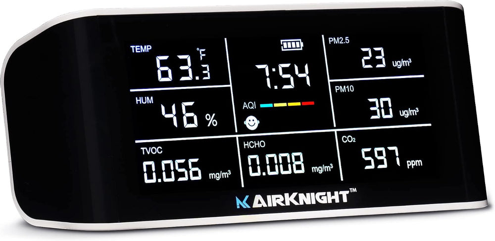 AirKnight Premium Indoor Air Quality Monitor Indoor & Air Quality Sensor....
