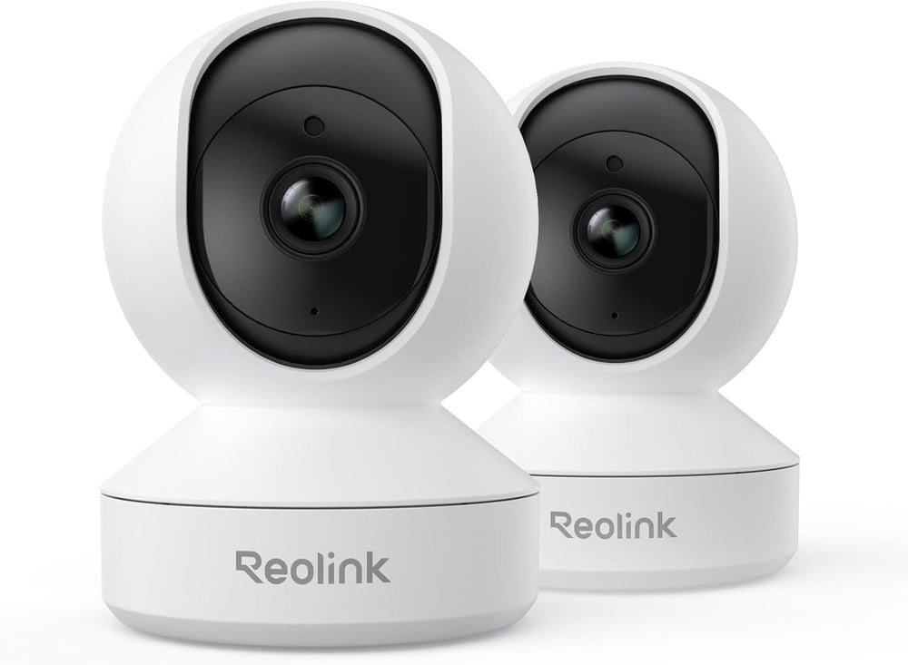 REOLINK Home Security Camera System, 4MP HD Plug-in Indoor WiFi 6 Pan Tilt Pe...