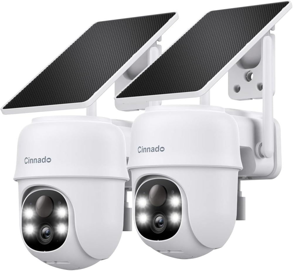 2K Cameras for Home Security-2.4G WiFi Outdoor Camera Wireless Solar/Battery ...