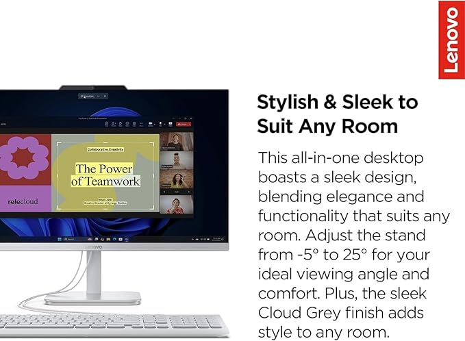 Lenovo IdeaCentre 24" FHD All-in-One Desktop Computer