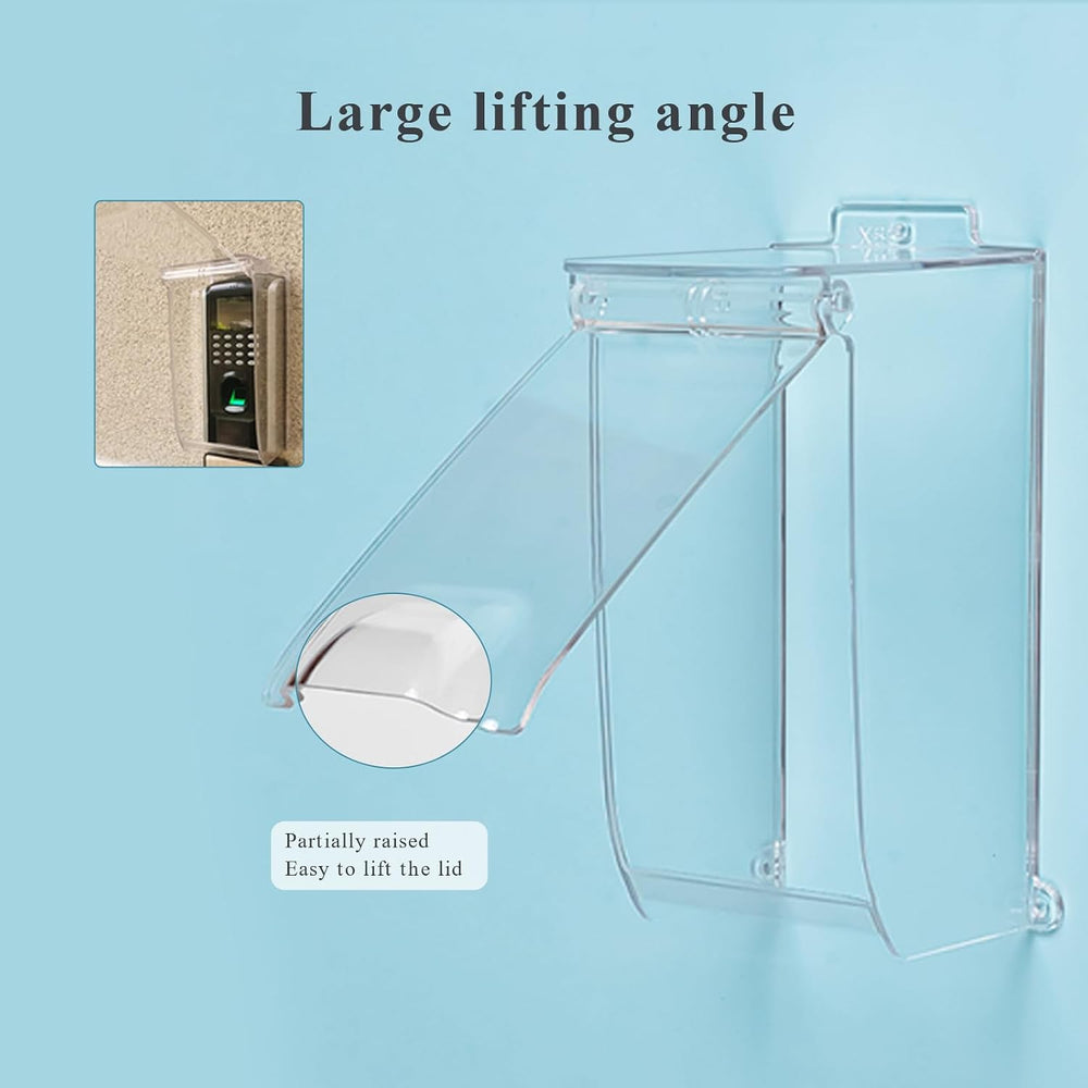Clear Gate Outdoor Keypad Cover,Flip Access Control Rain Cover,Doorbell rain ...